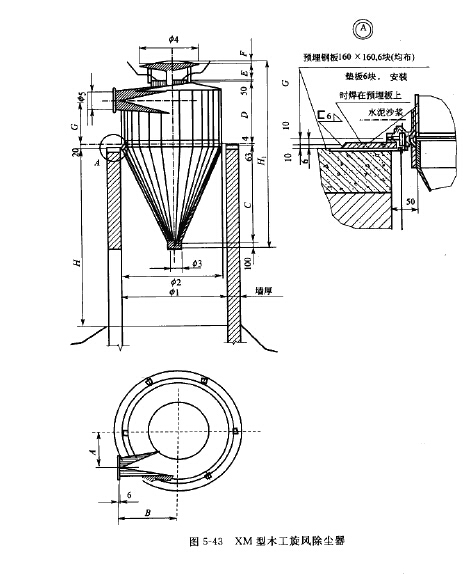 XM型木工旋風(fēng)除塵器 XM型木工旋風(fēng)除塵器